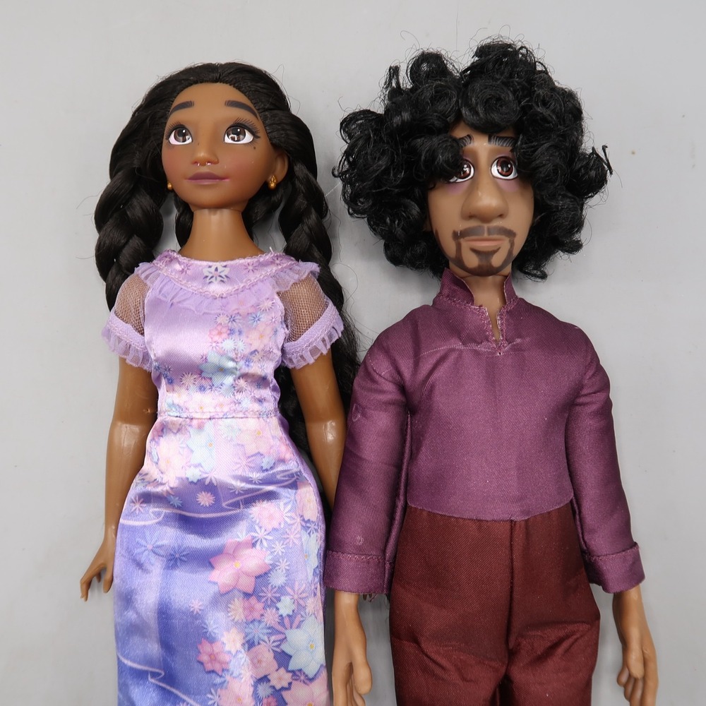 Disney's Isabella & Bruno From Encanto Movie 11 inch doll Purple outfit Set Lot